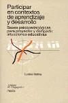 PARTICIPAR EN CONTEXTOS DE APRENDIZAJE Y DESARROLL | 9788449304392 | MOLINA, LURDES