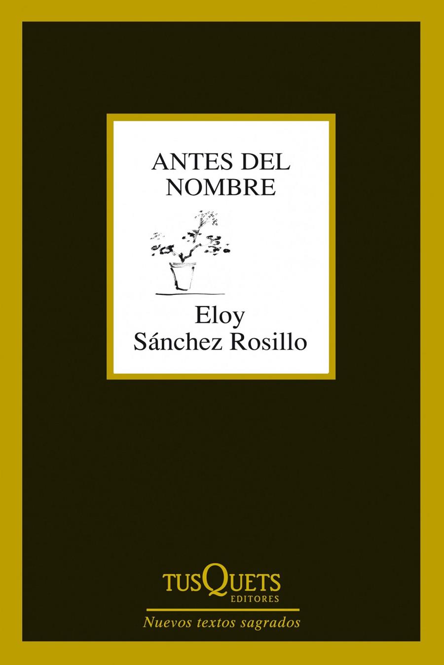 ANTES DEL NOMBRE | 9788483834619 | ELOY SÁNCHEZ ROSILLO