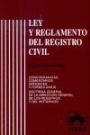 LEY Y REGLAMENTO DEL REGISTRO CIVIL (4 ED.2003) | 9788478798292 | BENITEZ BENITEZ, ANDRES