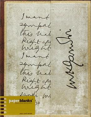 PAPERBLANKS GANDHI PACIFISMO ULTRA RAYADO | 9781439725672 | AAVV