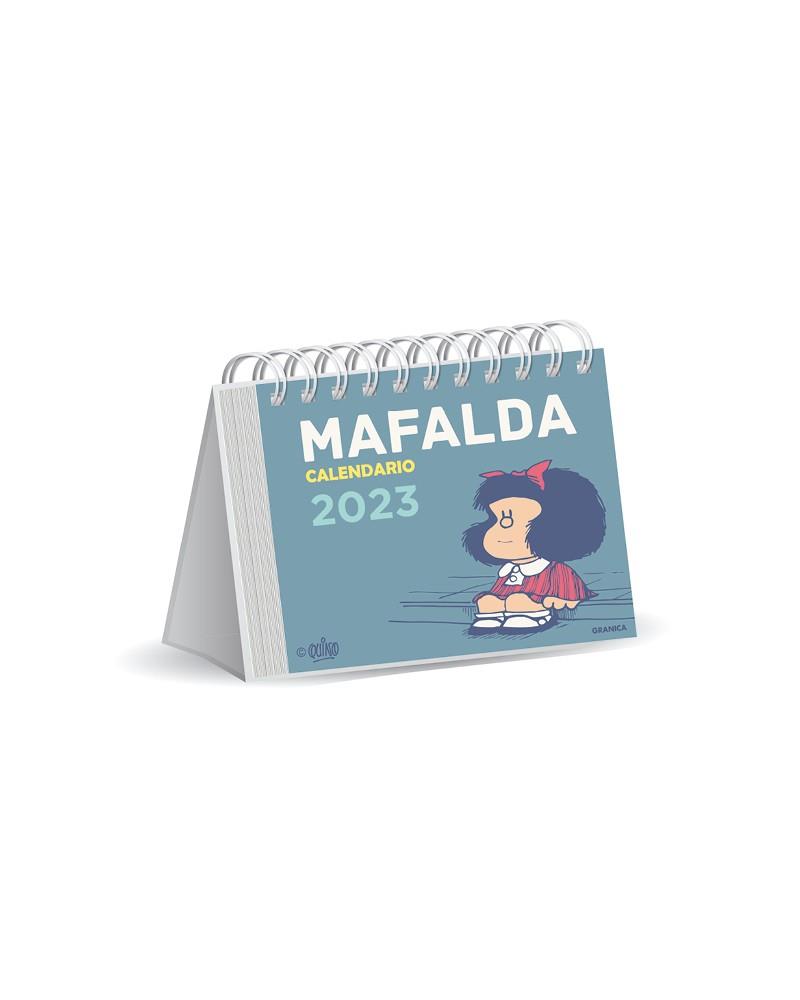 MAFALDA 2023, CALENDARIO ESCRITORIO AZUL CLARO | 9789878935096 | QUINO