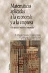 MATEMATICAS APLICADAS A LA ECONOMIA Y A LA EMPRESA | 9788436814897 | CABALLERO FERNANDEZ, R.E.
