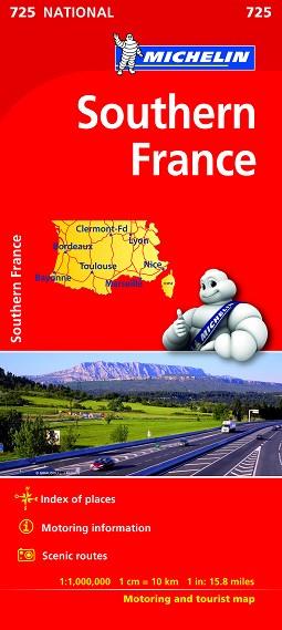 MAPA NATIONAL FRANCIA SUR SOUTHERN | 9782067228733 | VV. AA.