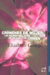 CRIMENES DE MUJER (TELA) | 9788497620185 | GEORGE, ELIZABETH