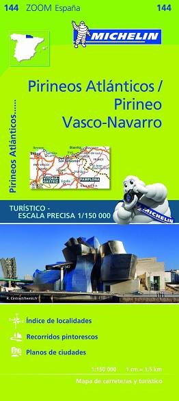 MAPA ZOOM PIRINEOS ATLÁNTICOS / PIRINEO VASCO-NAVARRO 144 | 9782067218093 | VV.AA.
