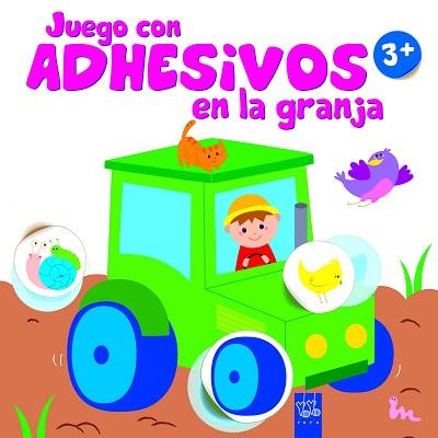 JUEGO CON ADHESIVOS EN LA GRANJA +3. TRACTOR | 9788408148739 | YOYO