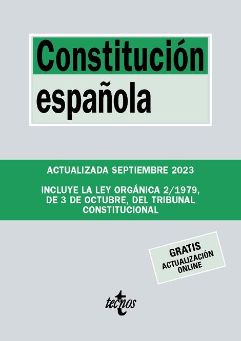 CONSTITUCIÓN ESPAÑOLA | 9788430988365 | EDITORIAL TECNOS