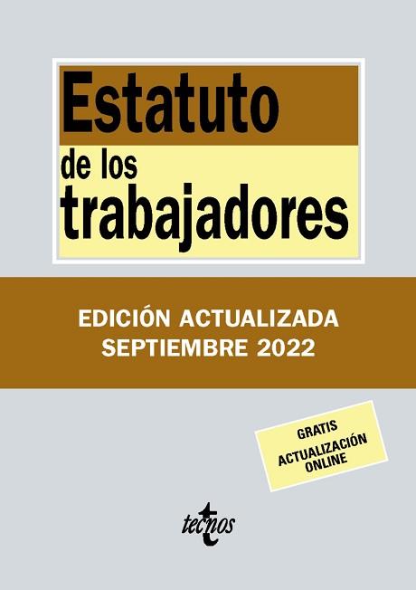 ESTATUTO DE LOS TRABAJADORES | 9788430985647 | EDITORIAL TECNOS