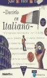 DECIRLO EN ITALIANO | 9788476149669 | VARIOS