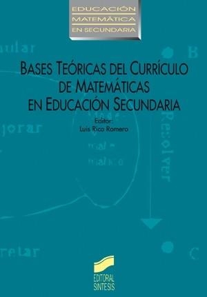 BASES TEORICAS DEL CURRICULO DE MATEMATICAS EN ESO | 9788477384687 | RICO ROMERO, LUIS