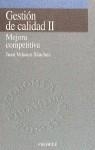 GESTION DE CALIDAD II | 9788436810813 | VELASCO SANCHEZ, JUAN