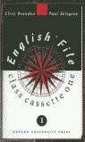 ENGLISH FILE 1 CLASS CASSETTE (3) | 9780194355216 | OXENDEN, CLIVE