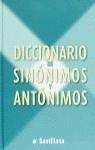 DICCIONARIO DE SINONIMOS Y ANTONIMOS | 9788429450804