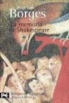 MEMORIA DE SHAKESPEARE, LA (LB) | 9788420633343 | BORGES, JORGE LUIS