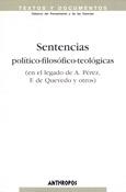 SENTENCIAS POLITICO-FILOSOFICO-TEOLOGICAS | 9788476585573 | VARIS