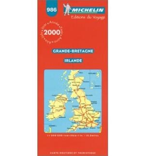 MAPA 986 GRAN BRETAÑA IRLANDA (2000) | 9782060986180 | VARIS