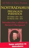 PRESAGIOS PERDIDOS (NOSTRADAMUS) | 9788495303028 | NOSTRADAMUS