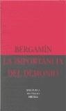 IMPORTANCIA DEL DEMONIO, LA | 9788478444960 | BERGAMIN