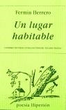 UN LUGAR HABITABLE | 9788475176550 | HERRERO, FERMIN