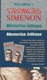 MEMORIAS INTIMAS (2 VOL.) (PDL) | 9788495501738 | SIMENON, GEORGES