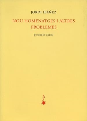 NOU HOMENATGES I ALTRES PROBLEMES P-47 | 9788477273066 | IBAÑEZ, JORDI