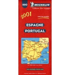 MAPA ESPAÑA PORTUGAL 990 (2001) | 9782060001661 | VARIS