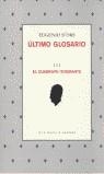 ULTIMO GLOSARIO VOL.3 | 9788484441984 | D'ORS, EUGENIO