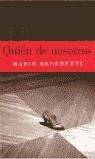 QUIEN DE NOSOTROS (BUTXACA) | 9788466302449 | BENEDETTI, MARIO