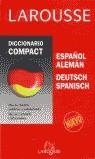 DICCIONARIO COMPACT ESPAÑOL-ALEMAN I VICE | 9788480165129 | VARIS