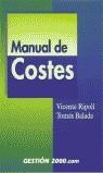 MANUAL DE COSTES | 9788480885768 | RIPOLL, VICENTE2685