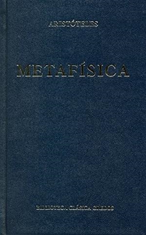 METAFISICA (ARISTOTELES) (TELA) | 9788424916664 | ARISTOTELES