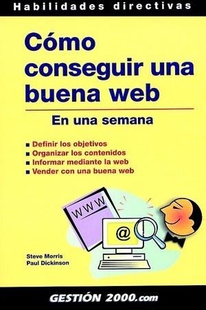 COMO CONSEGUIR UNA BUENA WEB EN UNA SEMANA | 9788480886611 | MORRIS, STEVE