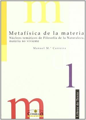 METAFISICA DE LA MATERIA (2 ED.) | 9788484680345 | CARREIRA, MANUEL M.