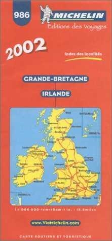 MAPA GRAN BRETAÑA IRLANDA 986 (2002) | 9782061001110 | VARIS