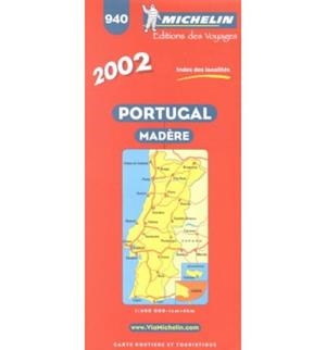 MAPA PORTUGAL MADEIRA 940 (2002) | 9782061001035 | VARIS