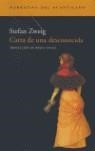 CARTA DE UNA DESCONOCIDA  N-21 | 9788495359476 | ZWEIG, STEFAN