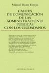CAUCES DE COMUNICACION DE LAS ADMINISTRACIONES PUBLICAS | 9788430937691 | BEATO ESPEJO, MANUEL