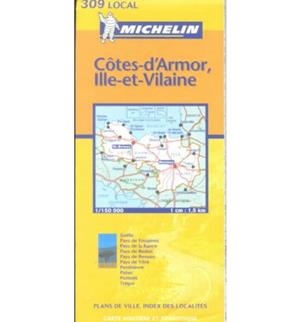 MAPA 309 COTES D'ARMOR ILLE-ET-VILAINE | 9782061003701 | VARIS