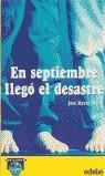 EN SEPTIEMBRE LLEGO EL DESASTRE (PERSICOPIO) | 9788423662135 | PLAZA, JOSE MARIA