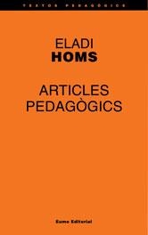ARTICLES PEDAGOGICS | 9788476027295 | HOMS, ELADI