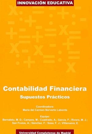 CONTABILIDAD FINANCIERA SUPUESTOS PRACTICOS | 9788474916935 | NORVERTO LABORDA, MARIA DEL CARMEN