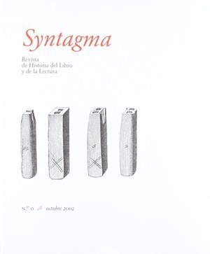 REVISTA SYNTAGMA 0 OCTUBRE 2002 | 9788497421256 | VARIS