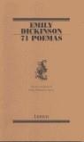 71 POEMAS DICKINSON | 9788426428707 | DICKINSON, EMILY