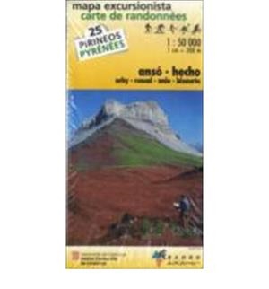 MAPA ANSO HECHO 1:50000 PIRINEOS 25 (RANDONEES) | 9782841821488 | VARIS