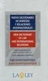 NUEVO DICCIONARIO DE DERECHO Y RELACIONES INTERNACIONALES | 9788497254359 | MUÑIZ CASTRO, EMILIO-GERMAN