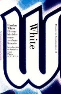 TEXTO HISTORICO COMO ARTEFACTO LITERARIO, EL | 9788449314162 | WHITE, HAYDEN