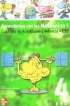 APRENDEMOS CON LAS MATEMATICAS 5 4 ESO CUADERNO ACTIVIDADES | 9788448138431 | URIONDO, J.L.