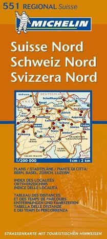MAPA SUIZA NORTE 551 | 9782061008461 | VARIS