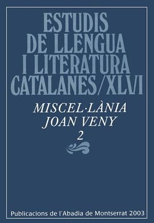 MISCEL.LANIA JOAN VENY 2 | 9788484155119 | DIVERSOS