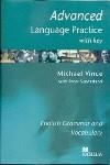 ADVANCED LANGUAGE PRACTICE WITH KEY (2003) | 9781405007627 | VARIS